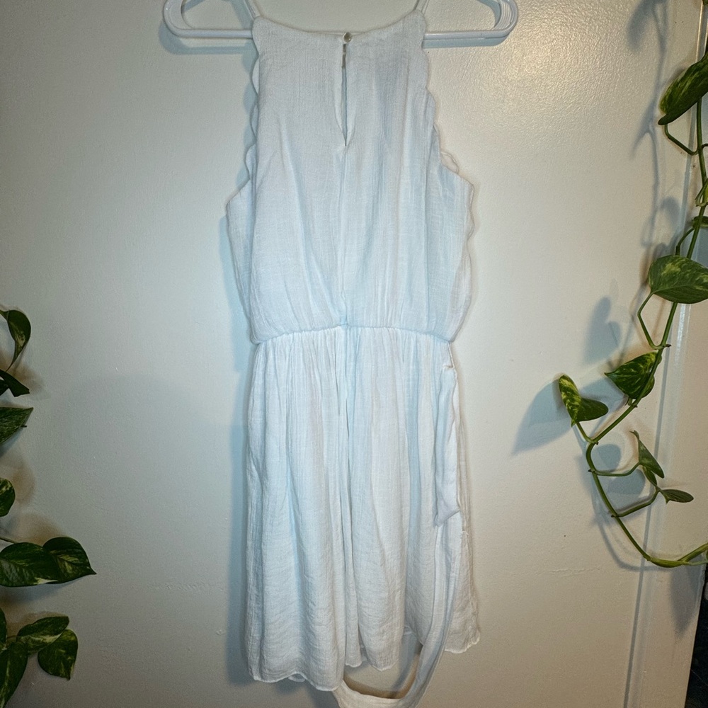 by & by White Strappy Dress